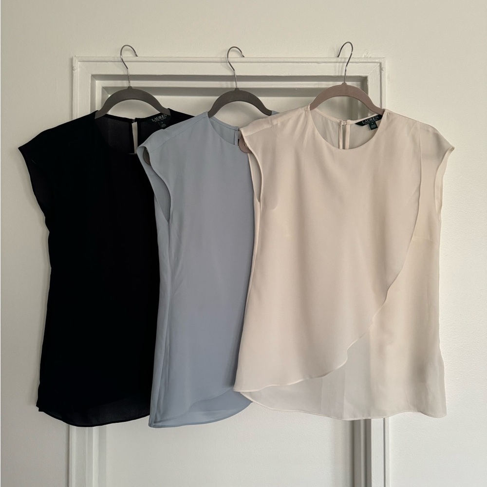 Lauren Ralph Lauren Women's Blouses - set of 3